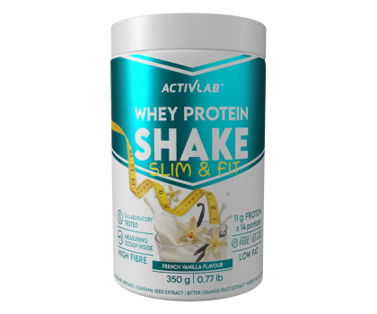 Zdrowa żywność Activlab Whey Protein Shake Slim & Fit Smak francuska wanilia (słój 3